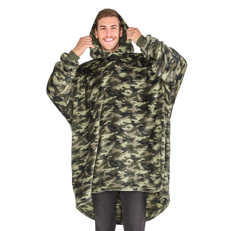 Couverture portable Bare Homey, Camouflage / camouflage vert, Adulte