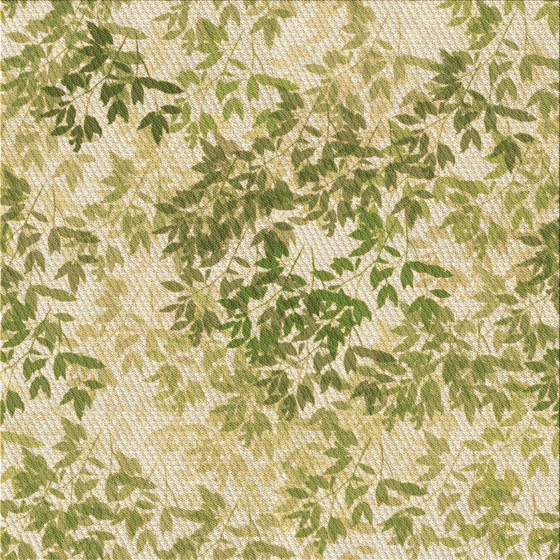Tapis brun tissé à la machine, Carré 8 pi