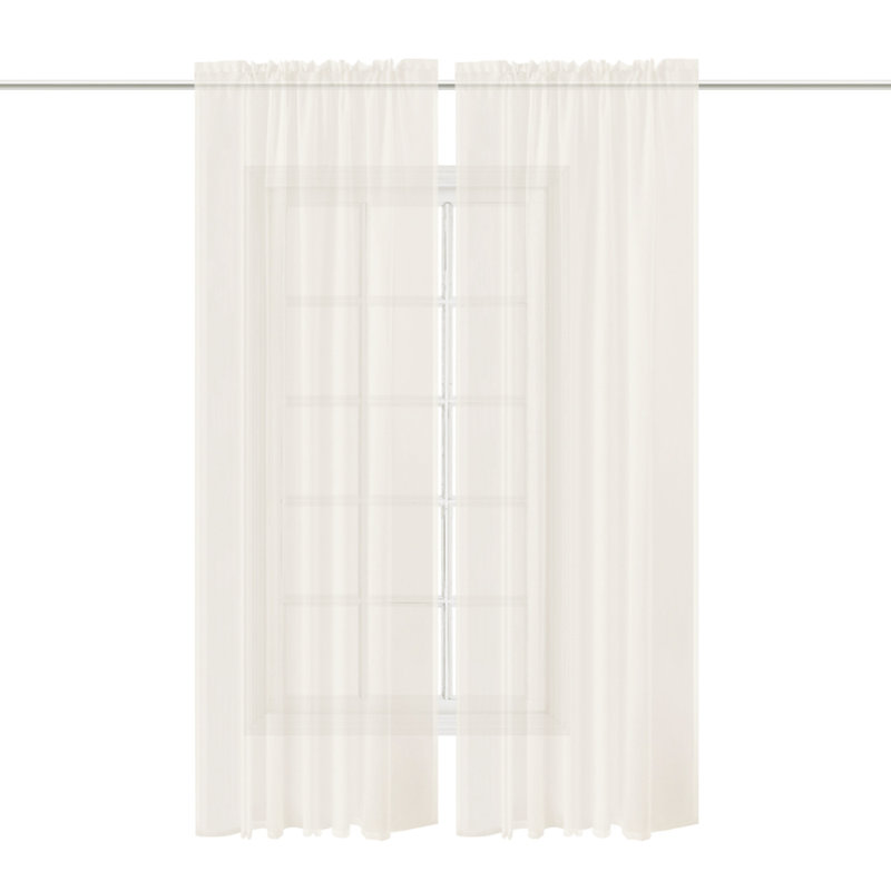 Curtain, Ivory White