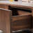 Modern simple black walnut coffee table