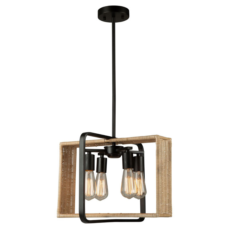 4 - Light Black Unique/Statement Pendant