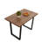 Havin Rectangular with Steel Base Dining Table-431010145