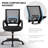 Breathable Black Mesh Ergonomic Executive Office Chair