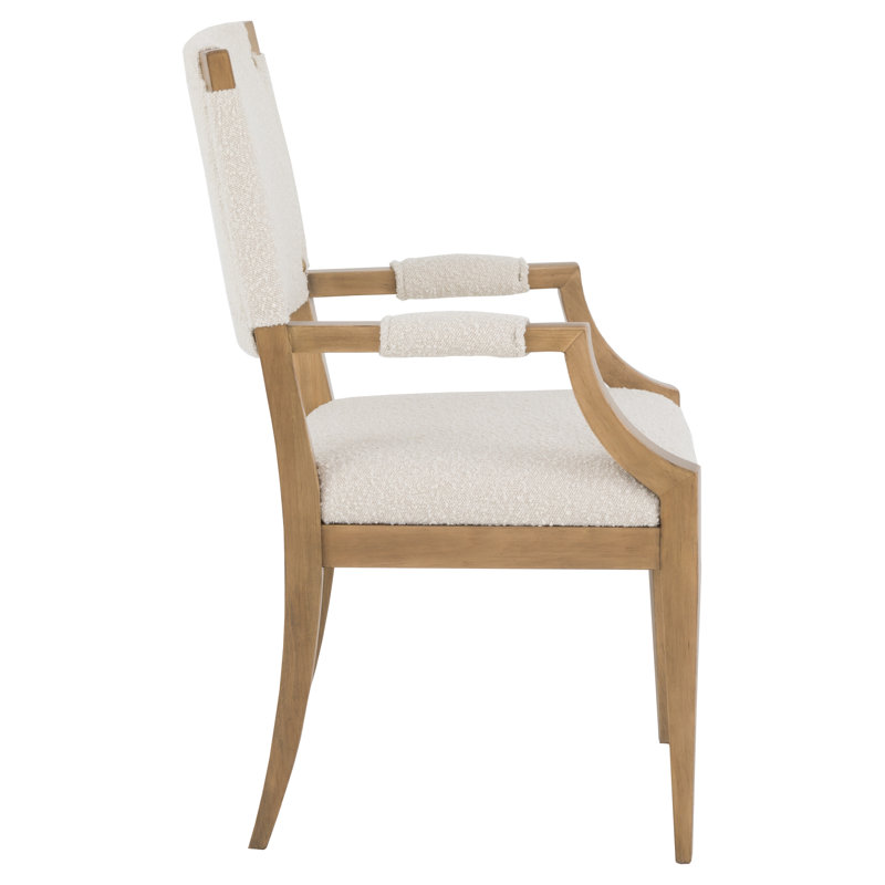 Maxwell Upholstered Arm Chair, Sunlit Oak
