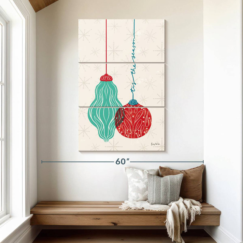 Lelend Retro Ornaments II, 50" H x 32" W