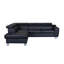 Aribel Faux Leather Corner Sofa with Sleeping Function and Storage Box with Adjustable Headrests -747011863-747011862