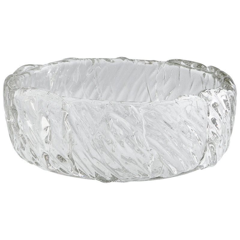 Clearly Thorough Glass Decorative Bowl