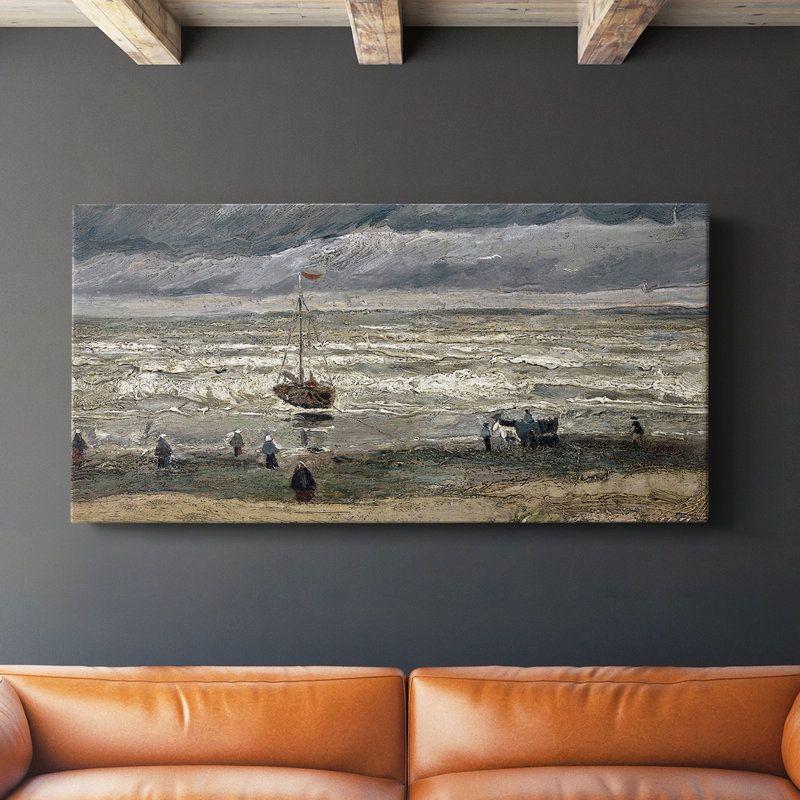 Série paysage - CCLIX - Toile tendue avec châssis - Prêt à accrocher, H 16 po x l 32 po