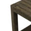 Table de bout carrée Arnaline avec tablette de plancher