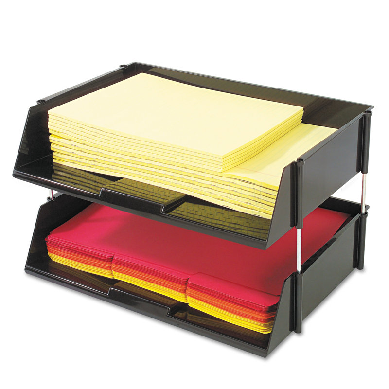 Deflect-o® Industrial Tray™ Industrial Tray™ Stack Plastic Stackable File Organizer
