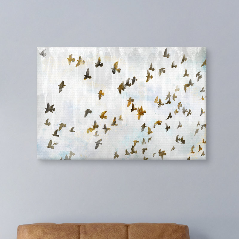 En vol - impression sur toile tendue