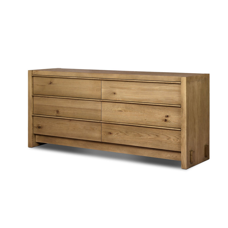 ARAMIS 6 - Drawer Dresser, Sandy Oak Resawn