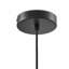 Cree Sculpted Textured Smoky Grey Glass Pendant Ceiling Light - Contemporary Elegant Design