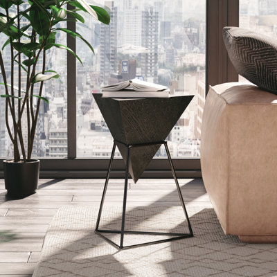 Modern Geometric End Table