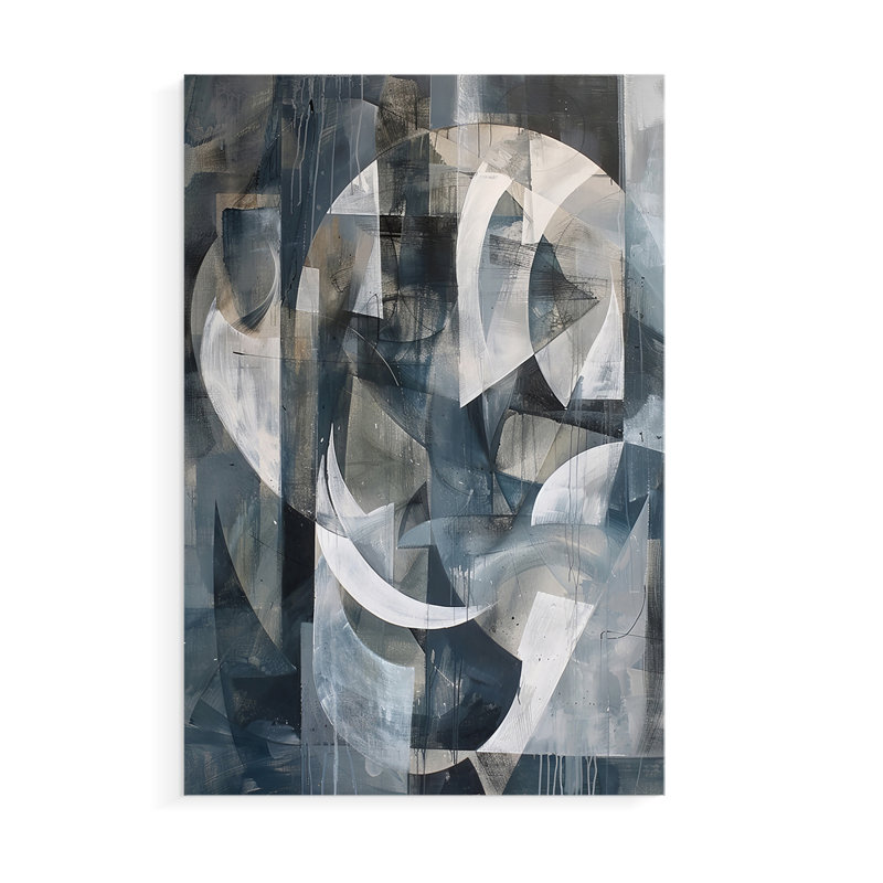 Série ABSTRACT CDLxxxxi - Impression sur toile seulement - NON-CADRE, 48" H x 32" W