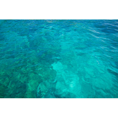 «Blue Ocean Water» par Narongcp - impression sur toile tendue