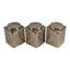 Metal Jar - Set of 3