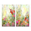 «Vintage Spring Garden Flowers II», ensemble de 2 impressions sur toile-2045034823-2045034820