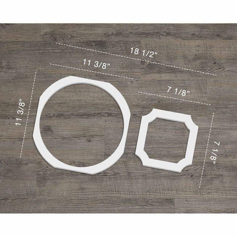 Panneau de papier peint décoratif en PVC de qualité architecturale, H 11,375 po x l 18 po x P 0,4 po