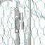 Spacieux poulailler en métal de 26 x 10 x 6 pi avec structure renforcée, espaces étroits pour éloigner les animaux sauvages, poulailler à grande capacité personnalisable en métal gris argenté, pré-assemblé pour en faciliter l'installation-1408544541