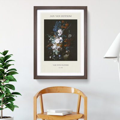 Still Life With Flowers Vol.12 by Jan Van Huysum - Single Picture Frame Print
