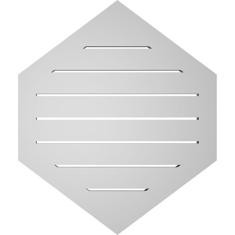 Pente verticale verticale en uréthane 9 pi, H 26 po x l 22 po x P 1,5 po