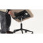 Chaise de bureau ergonomique rembourrée en polyuréthane avec accoudoirs réglables
