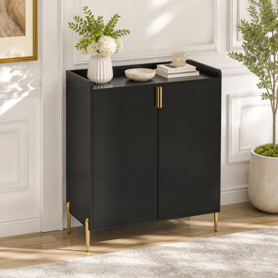 Armoire de bar à vin à 2 portes avec porte-bouteilles et tablette de rangement réglable, buffet moderne avec charnière à fermeture en douceur, armoire de buffet de salle à manger, armoire à liqueur de cuisine, chariot de café de salon