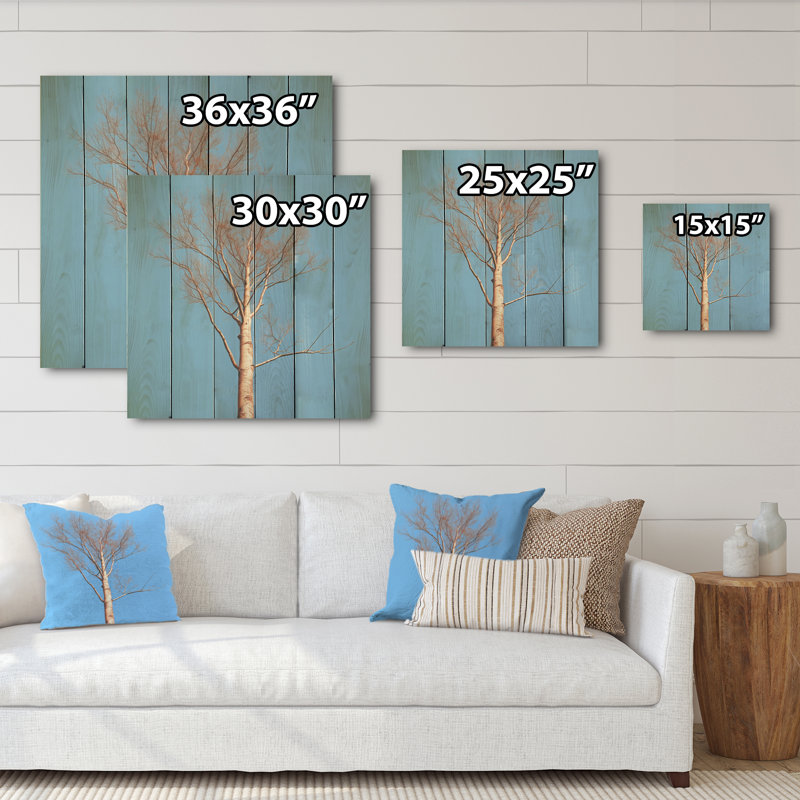 Photo de traces bleues sur bois de pin naturel, H 15 po x l 15 po