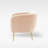 Samouri Modern Channel Tufted Barrel Accent Chair-526241371
