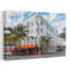 Bâtiments dans une ville, quartier Art déco de Miami, Ocean Drive, South Beach, Miami Beach, Floride, États-Unis-434961365