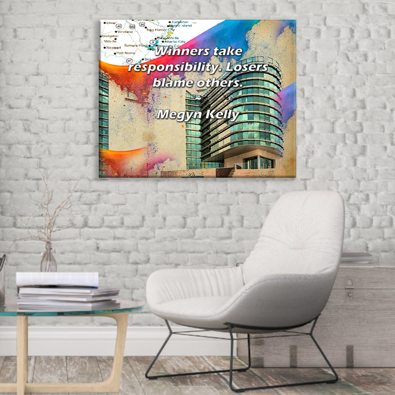 «Artsy Quote» par Megyn Kelly, toile tendue avec châssis, H 28 po x l 40 po