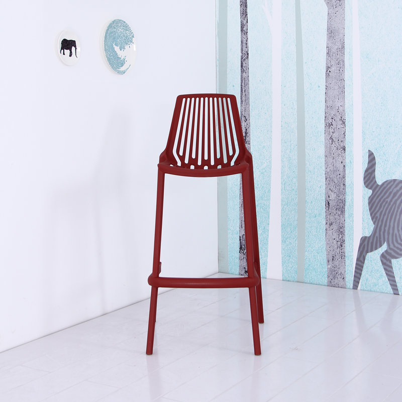Brenna Counter Stool, Red