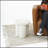 Wesley Ivory Boucle Stool