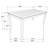 Cornish Cappuccino Casual Rectangle Dining Table