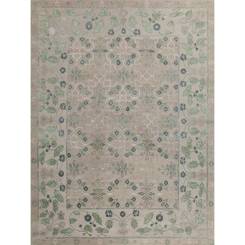 Classic Floral Area Rug, Rectangle 12' x 15'