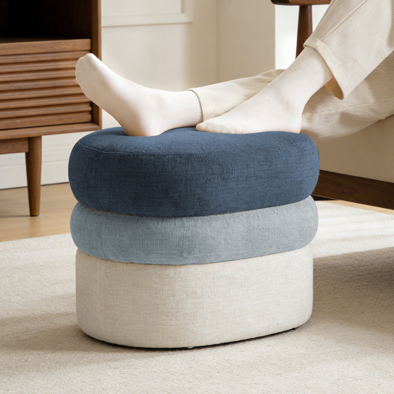Repose-pieds en chenille 25 "pour repose-pieds, Marine