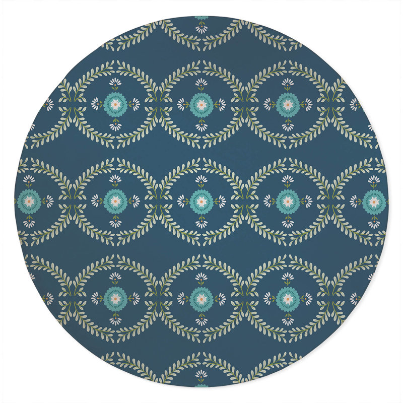 Bree Non Slip Outdoor Rug, Round 5'