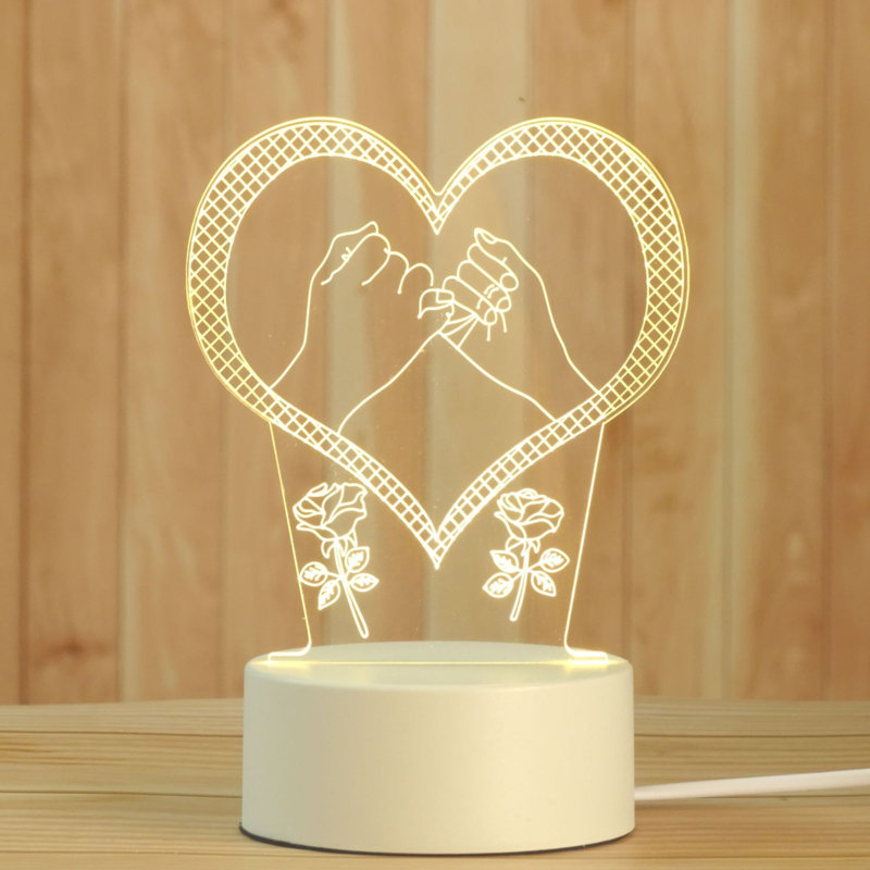 Veilleuse à DEL pour animaux, jouets pour enfants, cadeaux d'anniversaire de Noël, mauvais éclairage visuel USB pour le salon de la chambre à coucher