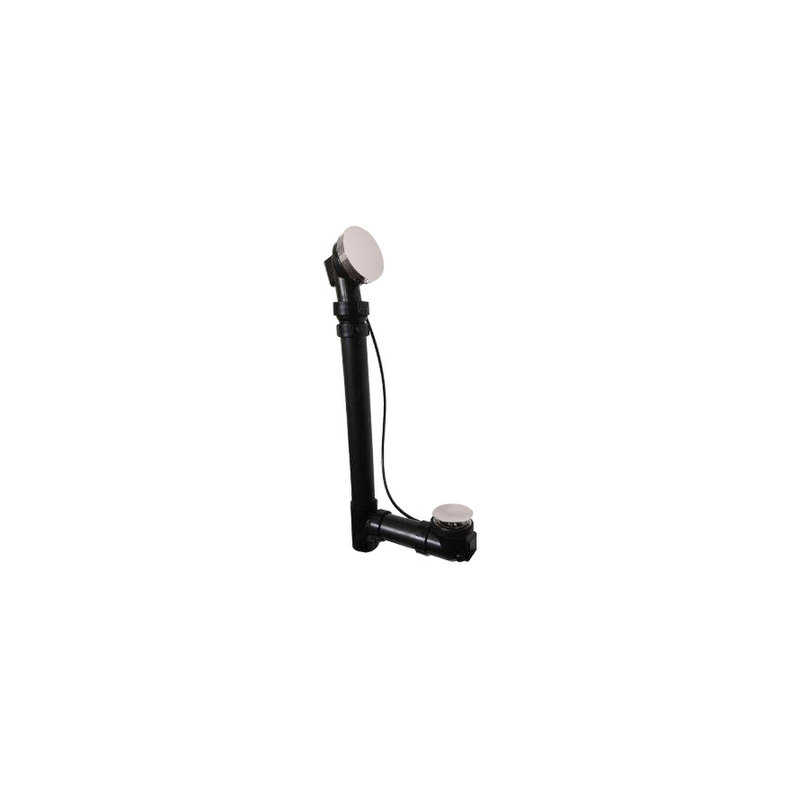 Deanna 60'' L Bathtub, Biscuit, Polished Nickel