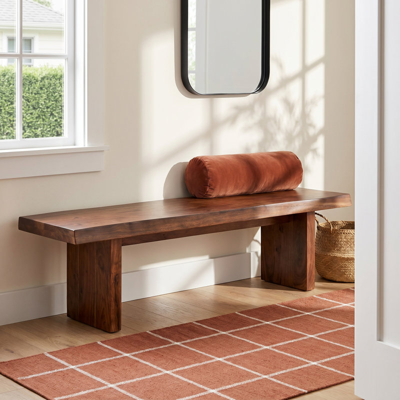 Colin Kentley Bench, Americano, 18" H x 78" W x 15" D