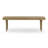 Baird Slatted Washed Wooden Bench