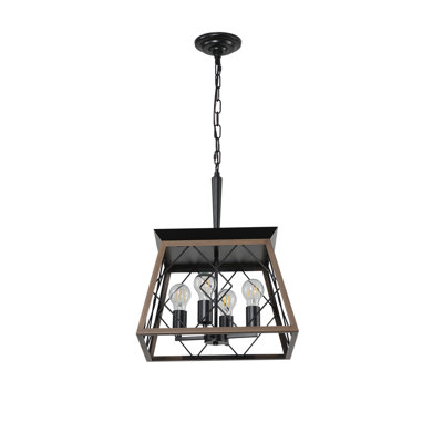 Lustre suspendu 4 lumières Modern Modern