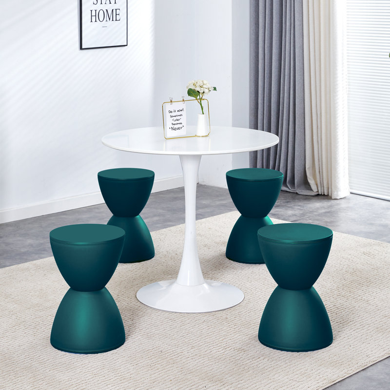(ensemble de 4) tabourets d'appoint modernes Prince, Vert