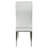 Faux Leather Upholstered Dining Chair with Stainless Steel Base-281860995-284142338