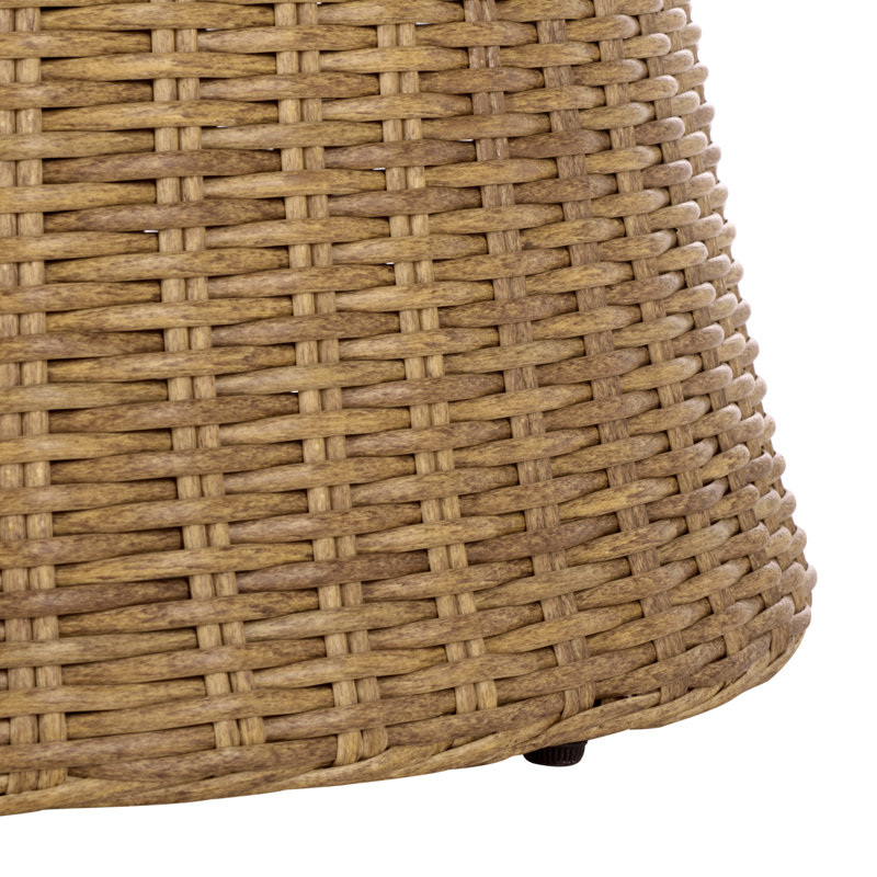 Chaise de patio en osier Lynsee