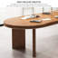 Modern Brown Oval Solid Wood Conference Table-130119366