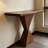 Retro Nut-Brown Solid Wood Console Table-1281290992