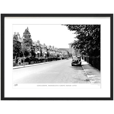 Coulsdon, Woodcote Grove Road C1955 by Francis Frith - Single Picture Frame Print