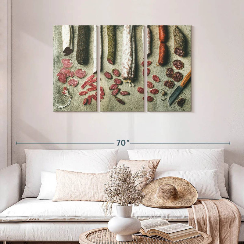 Yarlin Meat, 28" H x 45" W